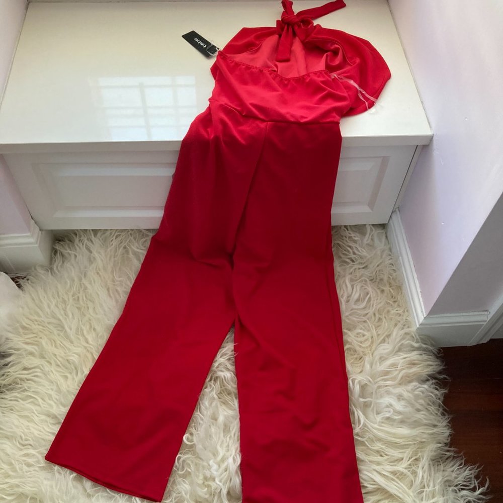 bebe Halter Neck Jumpsuit - Picture 11 of 14